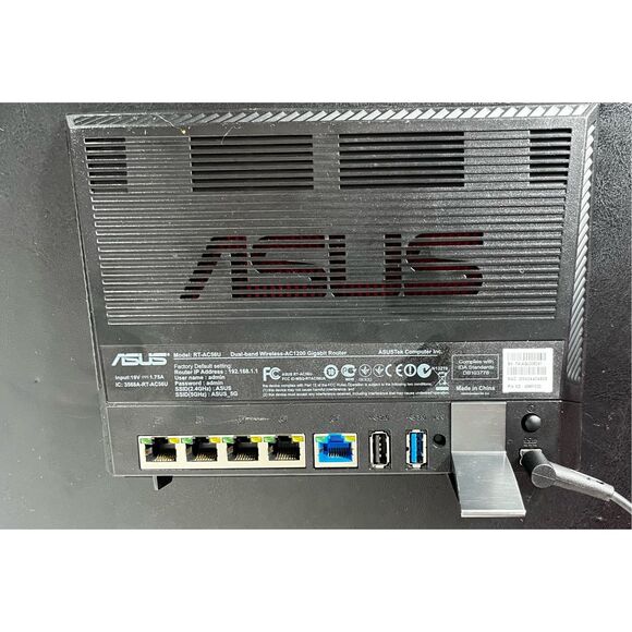 ASUS RT-AC56U Asus 802.11ac Dual Band 2.4GHz/5GHz Upto 1200Mbps Router - Picture 3 of 5